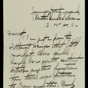 a page of handwritten text