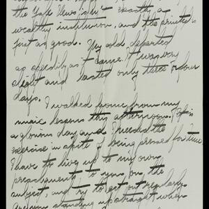 a page of handwritten text