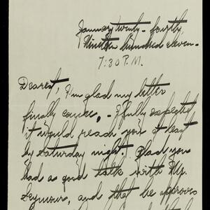 a page of handwritten text