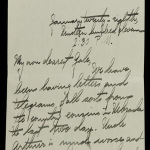 a page of handwritten text