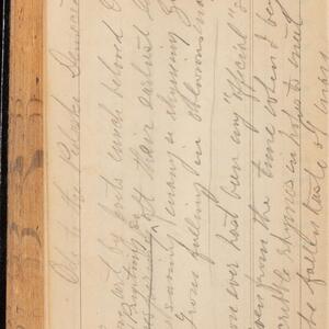 a page of handwritten text