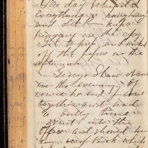 a page of handwritten text