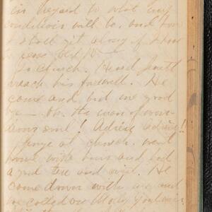 a page of handwritten text