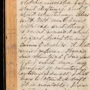 a page of handwritten text