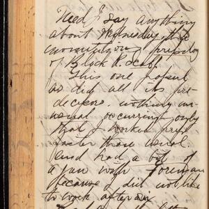a page of handwritten text