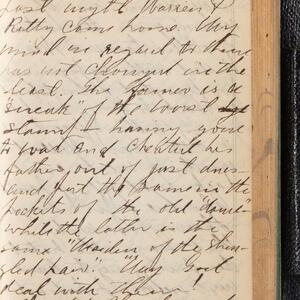 a page of handwritten text