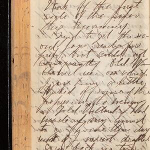 a page of handwritten text