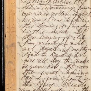 a page of handwritten text