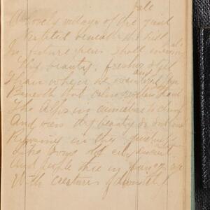 a page of handwritten text