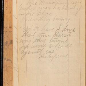 a page of handwritten text