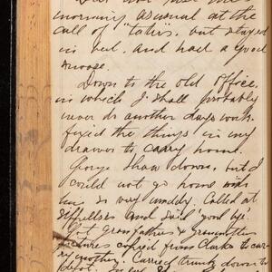 a page of handwritten text