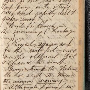a page of handwritten text