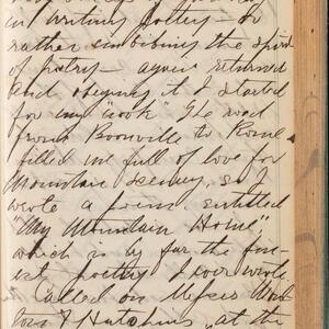 a page of handwritten text