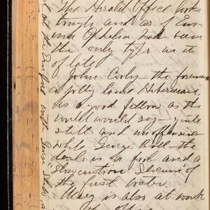 a page of handwritten text