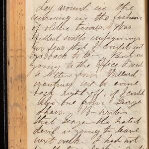 a page of handwritten text