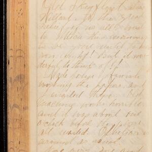 a page of handwritten text