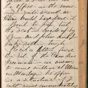 a page of handwritten text