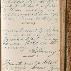 a page of handwritten text