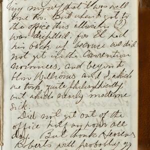 a page of handwritten text