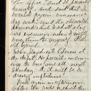 a page of handwritten text