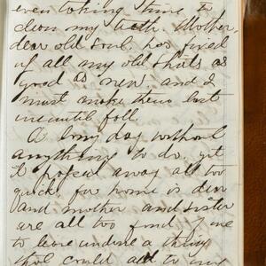 a page of handwritten text