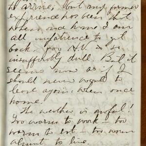 a page of handwritten text