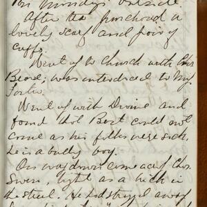 a page of handwritten text