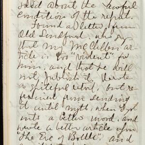 a page of handwritten text