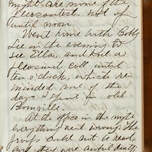 a page of handwritten text