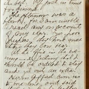 a page of handwritten text