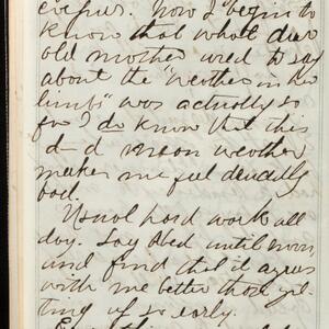 a page of handwritten text