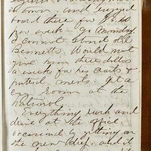 a page of handwritten text