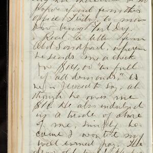a page of handwritten text