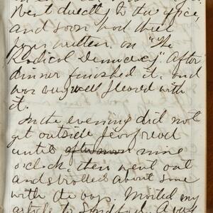 a page of handwritten text