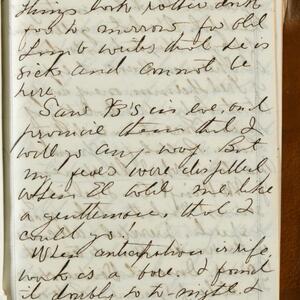 a page of handwritten text