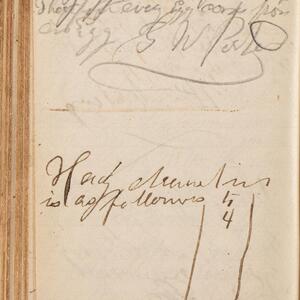 a page of handwritten text