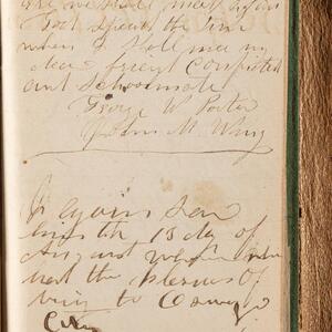 a page of handwritten text