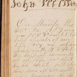 a page of handwritten text