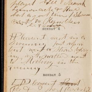 a page of handwritten text