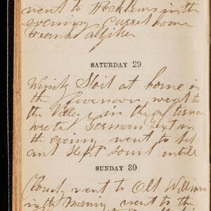 a page of handwritten text