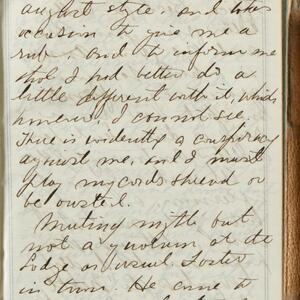 a page of handwritten text