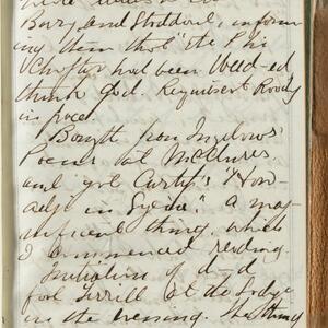 a page of handwritten text