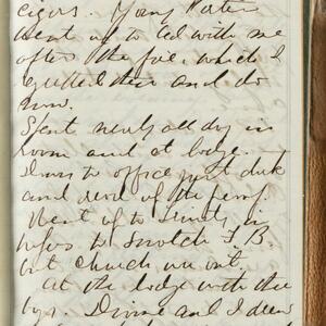a page of handwritten text