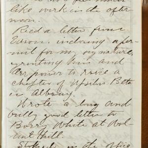 a page of handwritten text