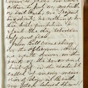 a page of handwritten text