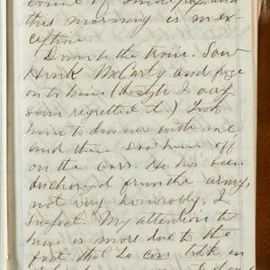 a page of handwritten text