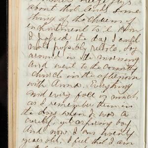 a page of handwritten text