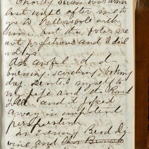 a page of handwritten text