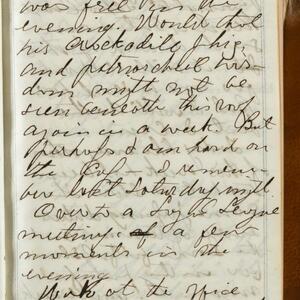 a page of handwritten text