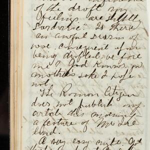 a page of handwritten text